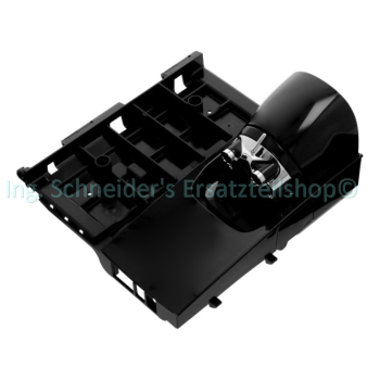 TÜR KPL. MIT KAFFEEAUSLAUF SCHWARZ FÜR DELONGHI MAGNIFICA EAM4, ESAM4