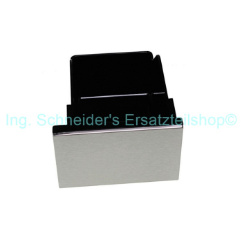 Satzbehälter mit Blende ECAM Edelstahloptik