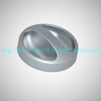 227700541 DREHKNOPF HEISSWASSER./DAMPFVENTIL SILBER