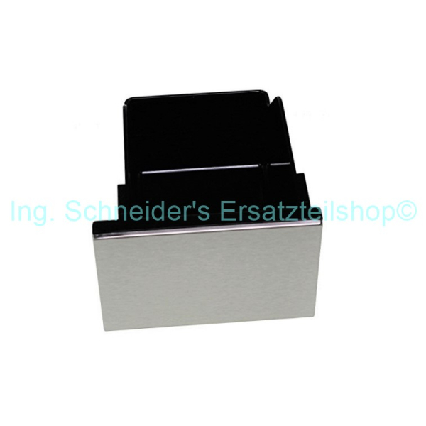 Satzbehälter mit Blende ECAM Edelstahloptik